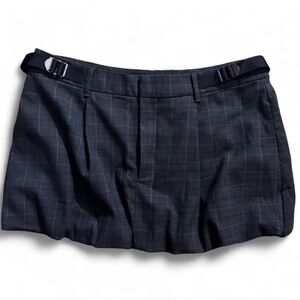 Free People plaid bubble skirt